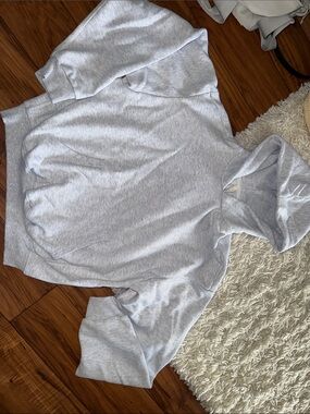SKIMS Light Gray Hoodie NWOT